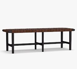 Pottery Barn Fenton Woven Bench