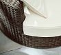 Torrey Wicker Round Swivel Outdoor Daybed
