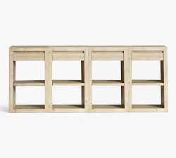 Folsom Storage Shelves with Drawers (84")