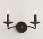 Lucca Iron Double Sconce (16")