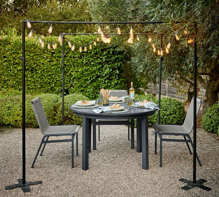 Outdoor Standing String Light Posts -...
