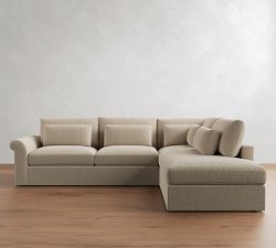 Westwood Roll Arm Deep Seat Return Bumper Sectional (125"-137")