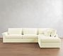 Westwood Roll Arm Deep Seat Slipcovered Return Bumper Sectional (125"-137")