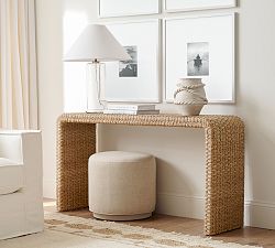 Capitola Woven Console Table (58")
