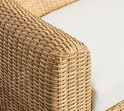 Gideon Wicker Outdoor Sofa (68")