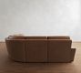 Larkspur Leather Power Reclining L-Shaped Wedge Sectional (142"-155")