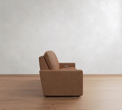 Larkspur Leather Power Reclining Sofa (86")