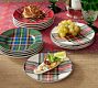 Stewart Plaid Appetizer Plates - Set of 12