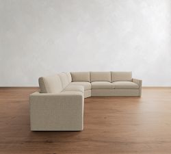 Westwood Slim Arm 3-Piece L-Shaped Wedge Sectional (125")