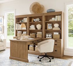 Baldwin Upholstered Swivel Desk Chair