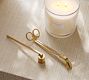 Brass Candle Accessories - Set Of 2