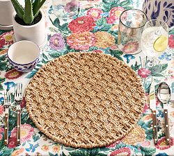 Capitola Woven Charger Plates - Set of 4