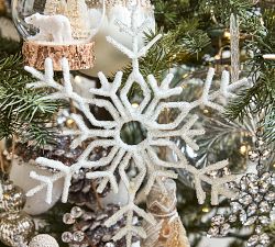 Glitter Snowflake Ornament
