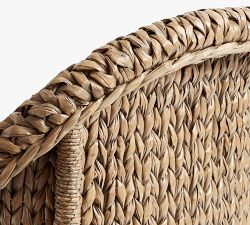 Seagrass Bucket Swivel Counter Stool