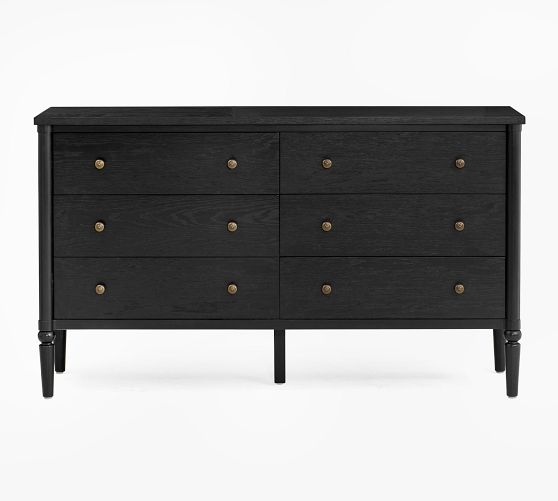 princess polly baby blue dress Luxe Matte Black Dresser w/Golden Hardware - Spacious Bedroom Storage -  Overstock main image 1