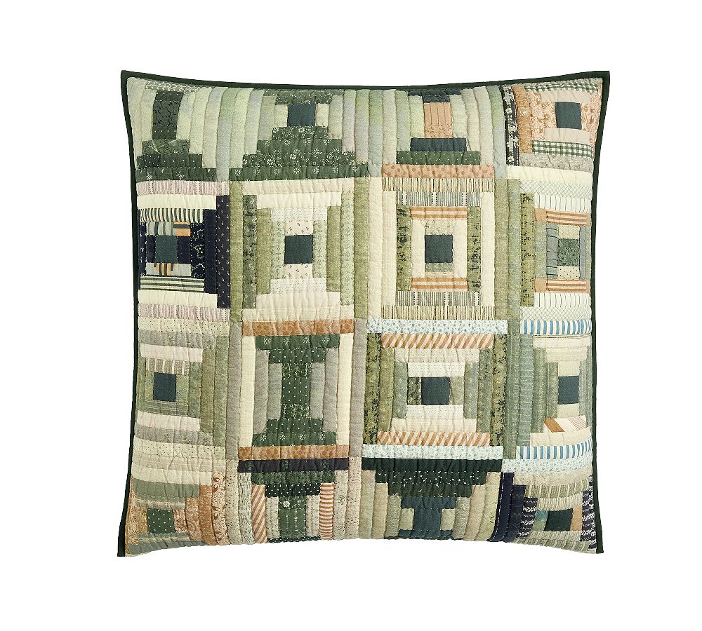 Jaxson Quilted Sham - King - Green Multi