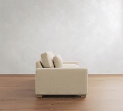 PB Comfort Modern Square Arm Deep Seat Sofa (62"&ndash;118")