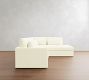 Westwood Slim Arm Deep Seat Slipcovered Return Bumper Sectional (119"-131")
