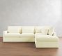 Westwood Slim Arm Deep Seat Slipcovered Return Bumper Sectional (119"-131")