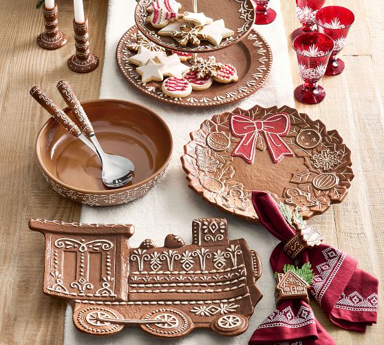 All Serveware The Gingerbread Shop | Pottery Barn