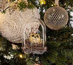 Owl's Nest Cloche Ornament