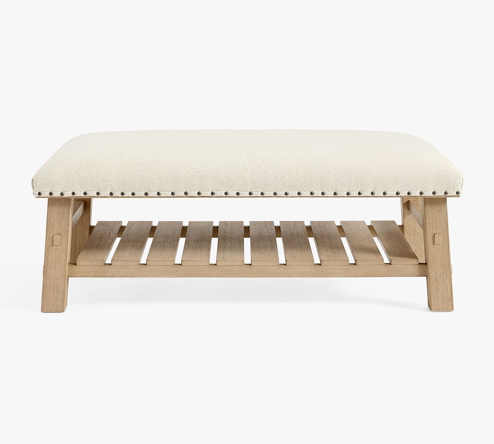Caden Upholstered Rectangular Ottoman by Pottery Barn