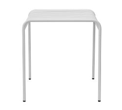 Kaylin Metal Rectangular Outdoor Table (28"w)