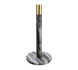 Modern Marble and Brass Paper Towel Holder