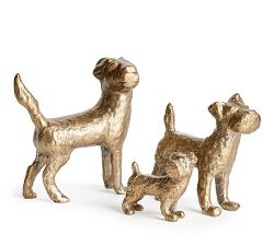 Terrier Pack Dog Sculptures