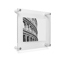 Acrylic Floating Double Panel Wall Frames