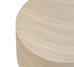 Arana Geometric Concrete End Table (13.5"w)