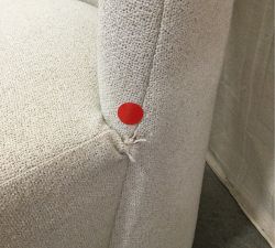 Open Box: Layton Fully Upholstered Dining Side Chair - Performance Boucle Oatmeal