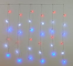 Americana Fireworks Rain Lights