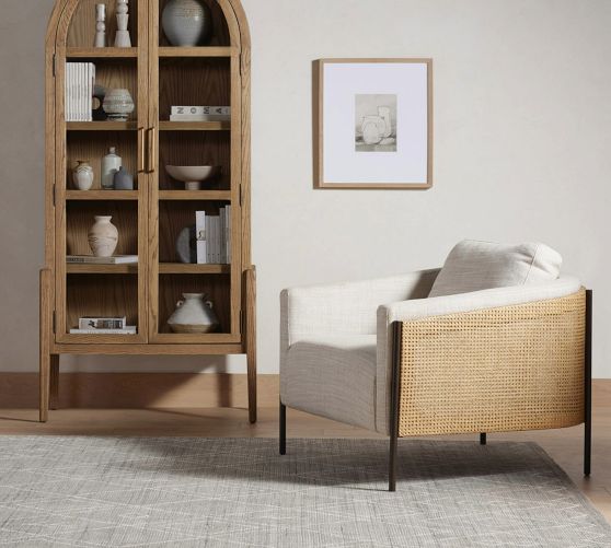 Elm Cane Chair by Pottery Barn