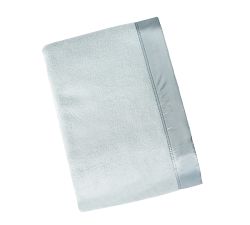 Maizy Silk Fleece Blanket With Satin Border