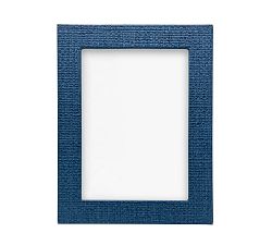 Open Box: Faux Grasscloth Frames, 5" X 7" - Indigo