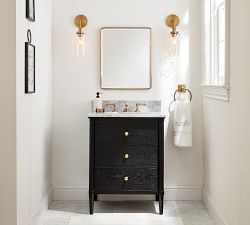 Open Box: Vintage Rounded Rectangular Mirror