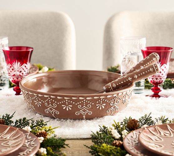 All Serveware The Gingerbread Shop | Pottery Barn