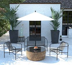 Kaylin Metal Outdoor Lounge Chair