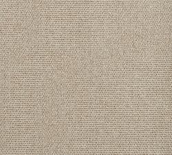 Open Box: PB Comfort Square Arm Upholstered Arm Cover Only, Set of 2 - Performance Heathered Basketweave Oatmeal