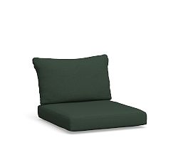Open Box: Torrey Outdoor Sectional Chair Cushion Cover - Armless/Right-Arm/Left-Arm, Performance Sunbrella® Plainweave - Grove