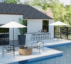 Kaylin Metal Outdoor Lounge Chair