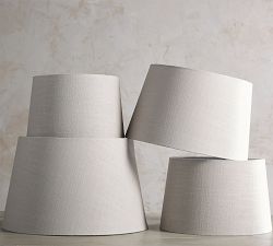 Open Box: Gallery Textured Linen Tapered Lamp Shade (14"-20")