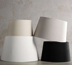 Open Box: Gallery Textured Linen Tapered Lamp Shade (14"-20")