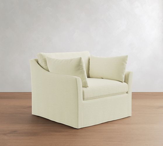 Reya Slipcovered Chair by Pottery Barn