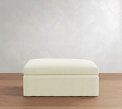 Reya Slipcovered Modular Sectional Ottoman