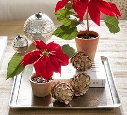 Rustic Glitter Pinecone Ornament