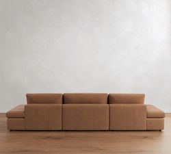 Dream Leather Adjustable Sofa (144")