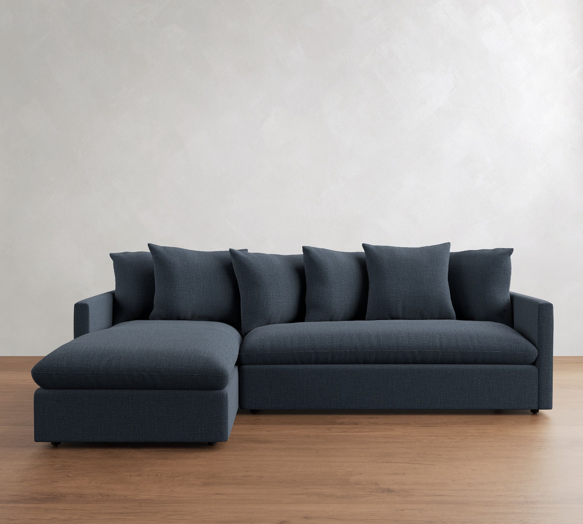 Union Scatterback Chaise Sectional (110")