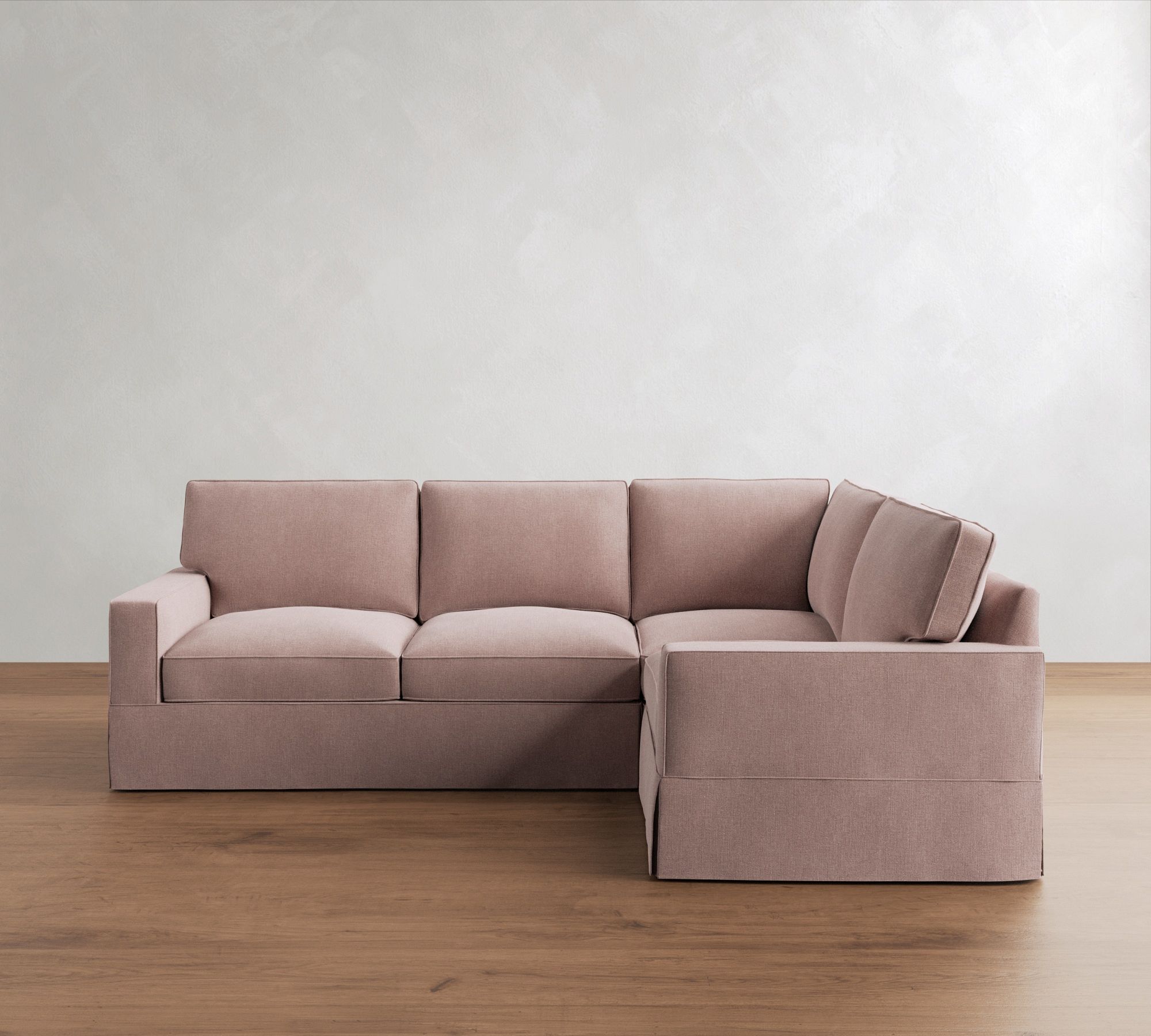 PB Comfort Square Arm Slipcovered 3-Piece Sectional (106") - thumbnail 8